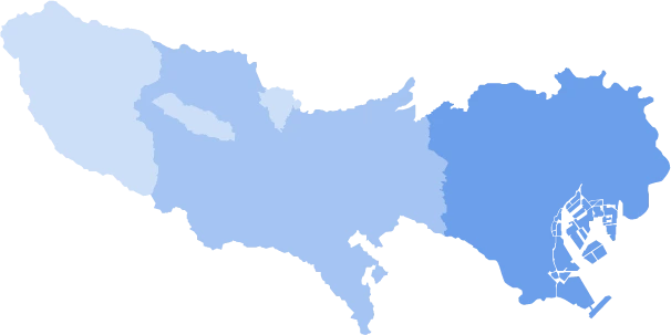 東京都の地図